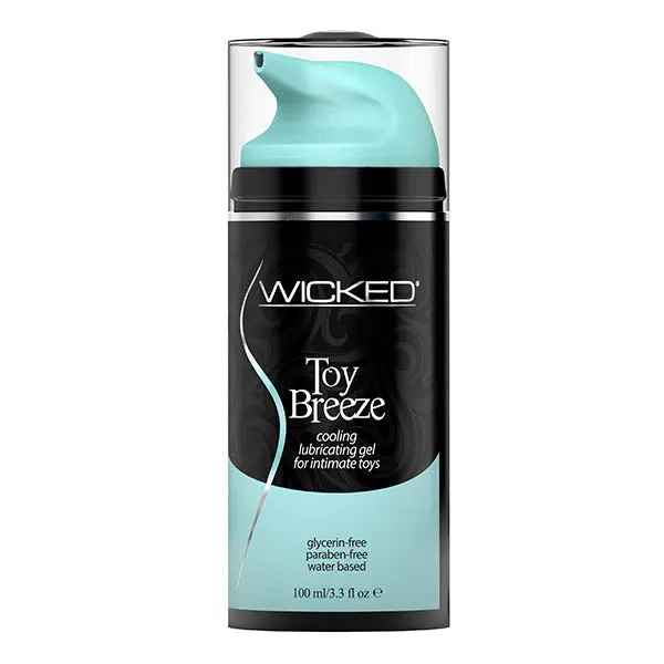 Wicked Sexual Health Wellbeing Wicked Toy Breeze Cooling Glycerin Free Water Based Lubricant 100 ml 33 oz Bottle Wicked Sexual Health Wellbeing Wicked Toy Breeze Cooling Glycerin Free Water Based Lubricant 100 ml 33 oz Bottle