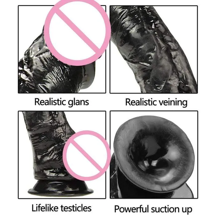 9 inch huge black dildo SxLife Official Anal