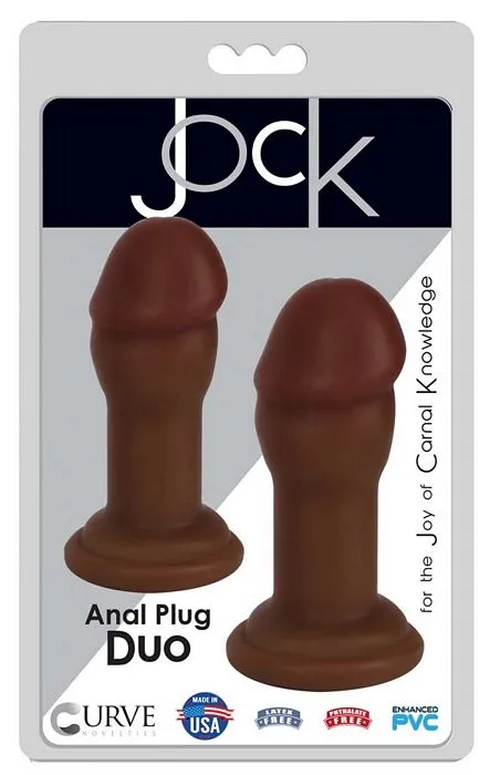 Anal CURVE NOVELTIES Jock Anal Play Duo Chocolate