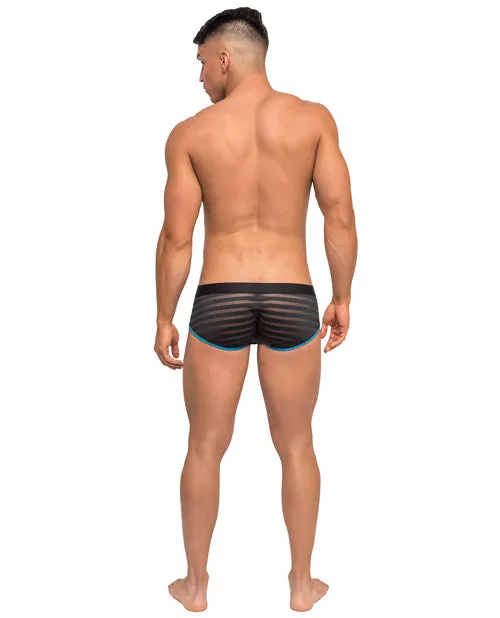 Anal Male Power Lingerie Mini Short Clip Tease Black XL