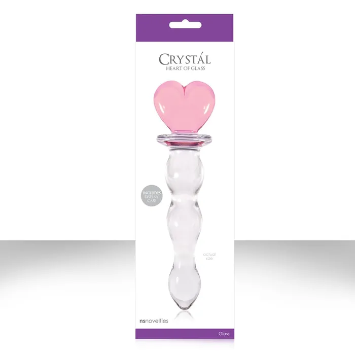 Anal NS Novelties Crystal Heart of Glass Pink Anal NS Novelties Crystal Heart of Glass Pink
