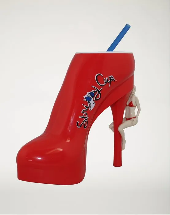Assorted Vendors Strippy Cup Red Anal