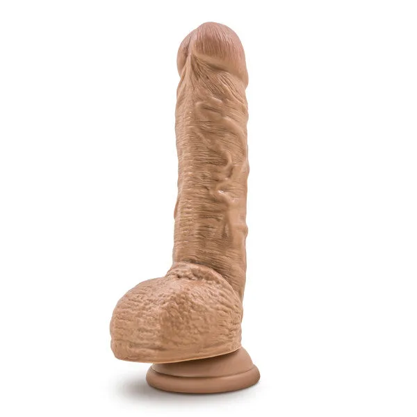 Blush Novelties Silicone Willys 9 W BallsMocha Female Sex Toys