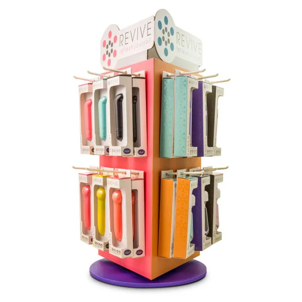 Blush Novelties Vibrators Revive Spinning Countertop Display