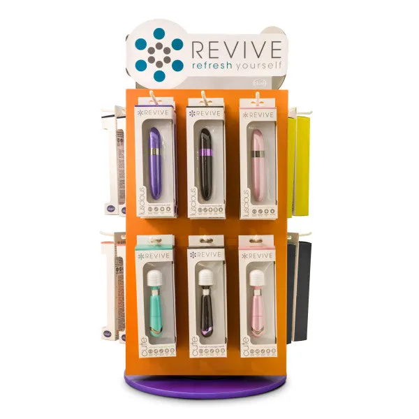 Blush Novelties Vibrators Revive Spinning Countertop Display