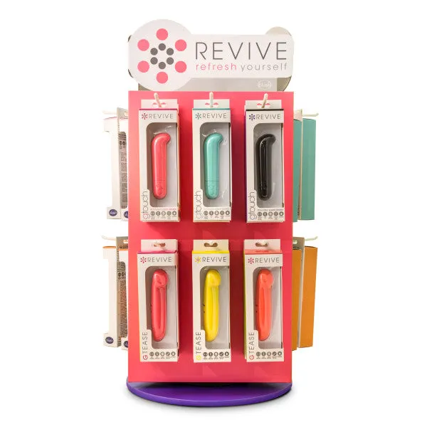 Blush Novelties Vibrators Revive Spinning Countertop Display