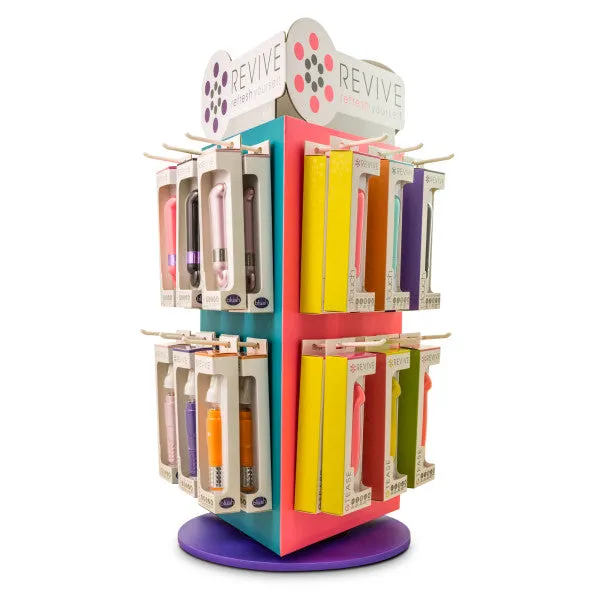 Blush Novelties Vibrators Revive Spinning Countertop Display