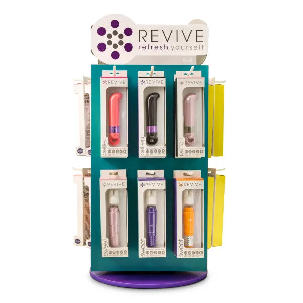 Blush Novelties Vibrators Revive Spinning Countertop Display