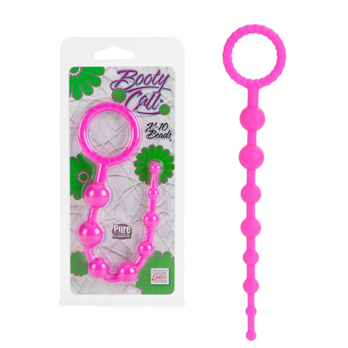 California Exotic Novelties Anal Booty Call X10 Beads Pink