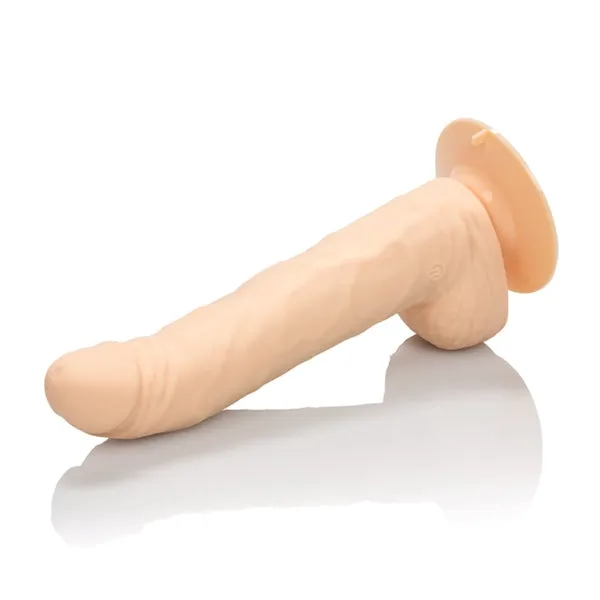 California Exotic Novelties Female Sex Toys Emperor 675 Beige Silicone G 10 Function Vibratig Dildo 