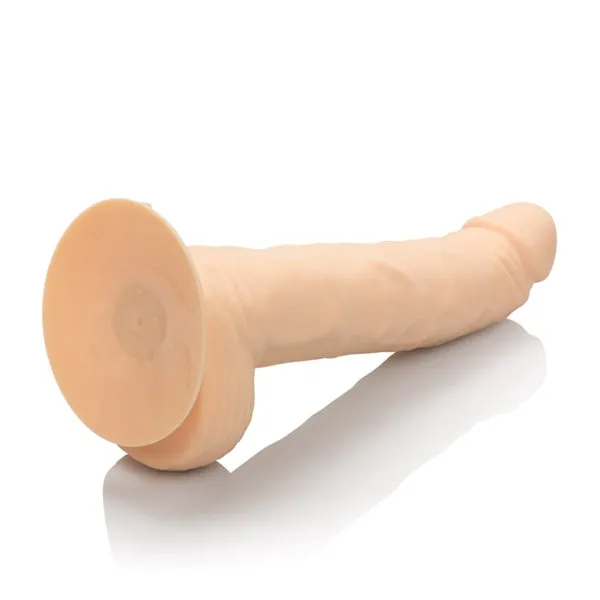 California Exotic Novelties Female Sex Toys Emperor 675 Beige Silicone G 10 Function Vibratig Dildo 