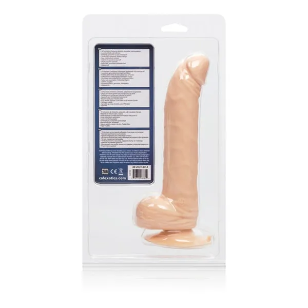 California Exotic Novelties Female Sex Toys Emperor 675 Beige Silicone G 10 Function Vibratig Dildo 