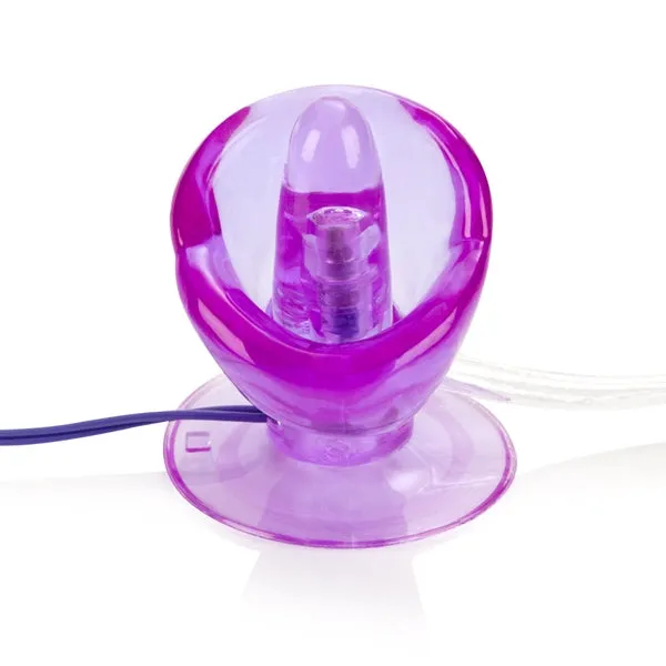 California Exotic Novelties Female Sex Toys Shanes World Vibrating Turbo Suction Tongue Stimulator
