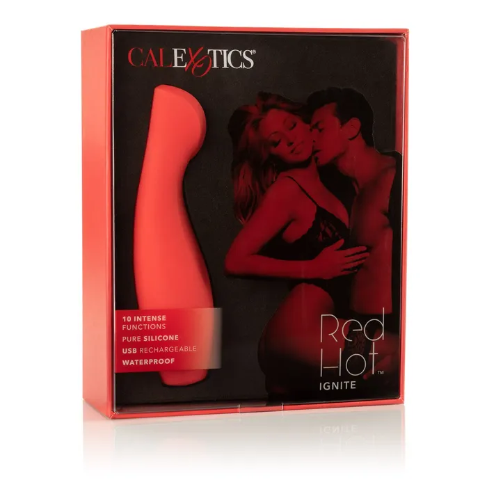 California Exotic Novelties Vibrators Red Hots Ignite Clitoral Flickering Massager