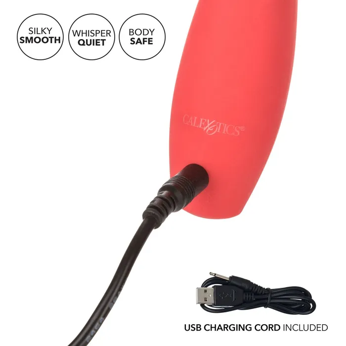 California Exotic Novelties Vibrators Red Hots Ignite Clitoral Flickering Massager