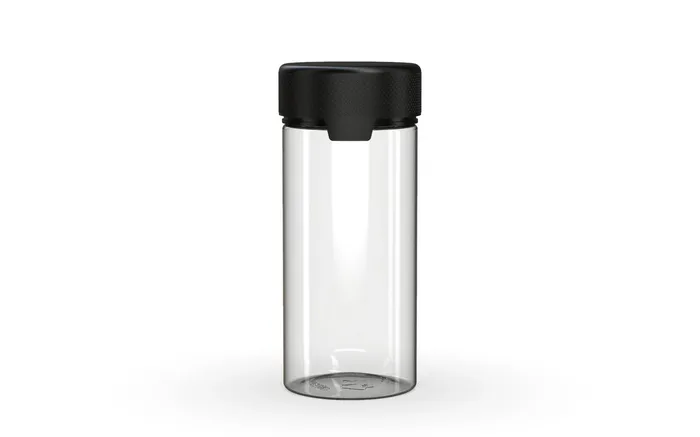 Chubby Gorilla Anal Chubby Gorilla 240CC8FLOZ240ML Aviator CR Container With Inner Seal Tamper Clear NaturalOpaque Black Lid