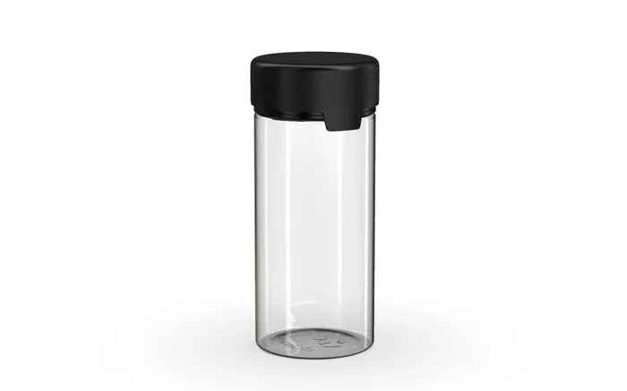 Chubby Gorilla Anal Chubby Gorilla 240CC8FLOZ240ML Aviator CR Container With Inner Seal Tamper Clear NaturalOpaque Black Lid