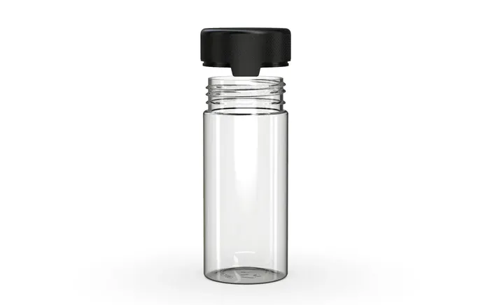 Chubby Gorilla Anal Chubby Gorilla 240CC8FLOZ240ML Aviator CR Container With Inner Seal Tamper Clear NaturalOpaque Black Lid