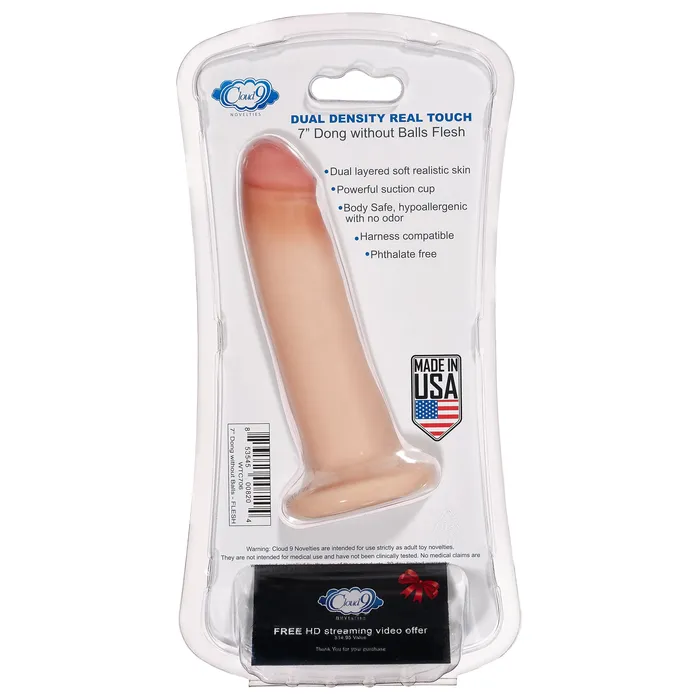Cloud 9 Dual Density Real Touch 7in With No Balls Flesh Cloud 9 Novelties Dildos Cloud 9 Dual Density Real Touch 7in With No Balls Flesh Cloud 9 Novelties Dildos