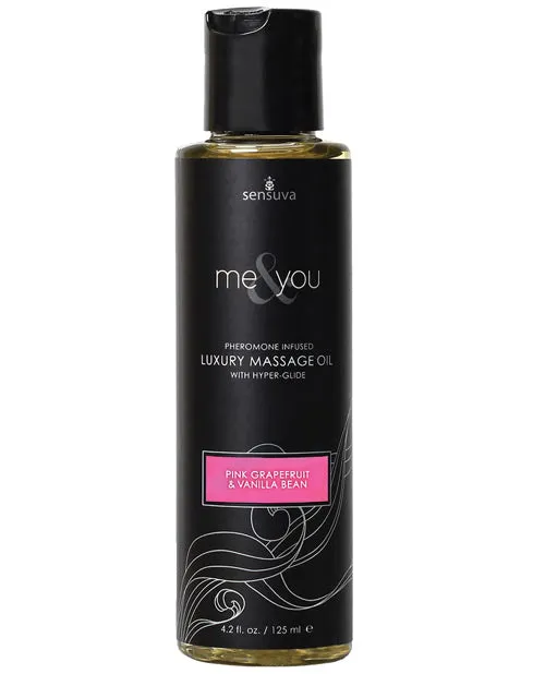 Couples Sensuva Me You Massage Oil Grapefrui Vaniilla 42 Oz