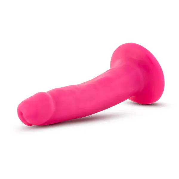 Dildos Blush Novelties Neo 55 Dual Density Cock Neon Pink 