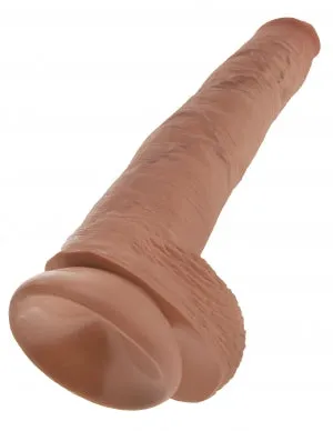 Dildos Pipedream Products King Cock 14 Cock WBalls Tan 