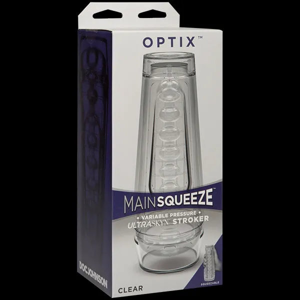 Doc Johnson Novelties Main Squeeze Optix Crystal Stroker Male Sex Toys