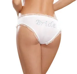 Dream Girl Lingerie Female Sex Toys Bride Panty White Large