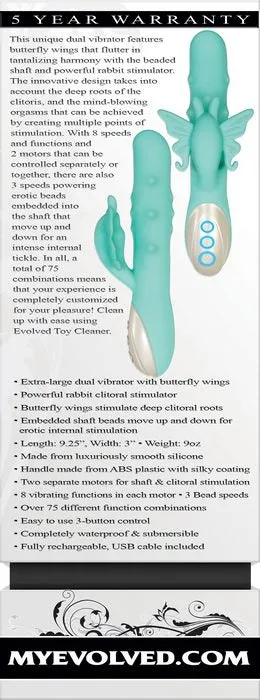 Evolved Novelties Grand Beaded Butterfly Anal