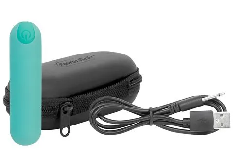 Female Sex Toys BMS Enterprises Power Bullet Essential 35in Rechargeable Teal