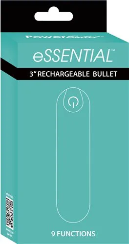 Female Sex Toys BMS Enterprises Power Bullet Essential 35in Rechargeable Teal