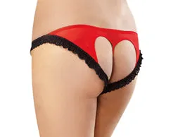 Female Sex Toys Dream Girl Lingerie Open Back Panty 4xl RedBlack