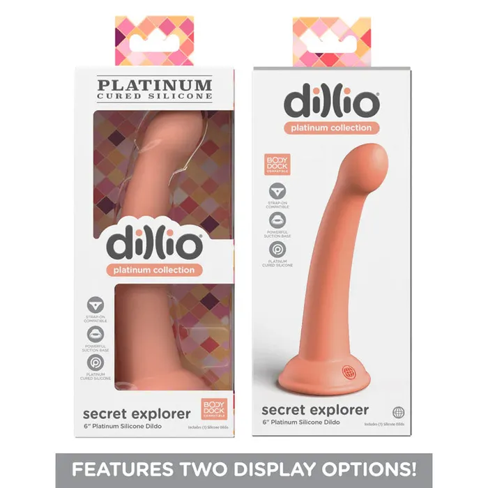 Female Sex Toys Pipedream Dillio Platinum Secret Explorer Peach Female Sex Toys Pipedream Dillio Platinum Secret Explorer Peach