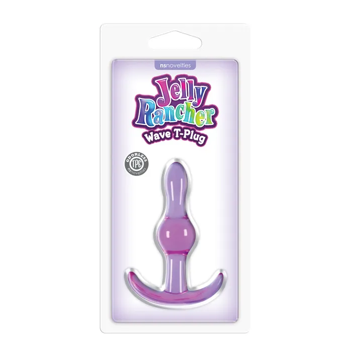 Jelly Rancher T Plug Wave Purple NS Novelties Anal