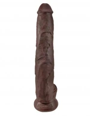 King Cock 14 Cock WBalls Brown Pipedream Products Dildos
