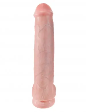 King Cock 15 Cock WBalls Flesh Pipedream Products Dildos