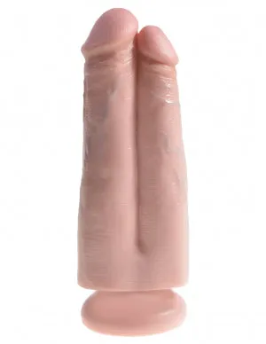 King Cock 7 Two Cocks One Hole Flesh Pipedream Products Dildos