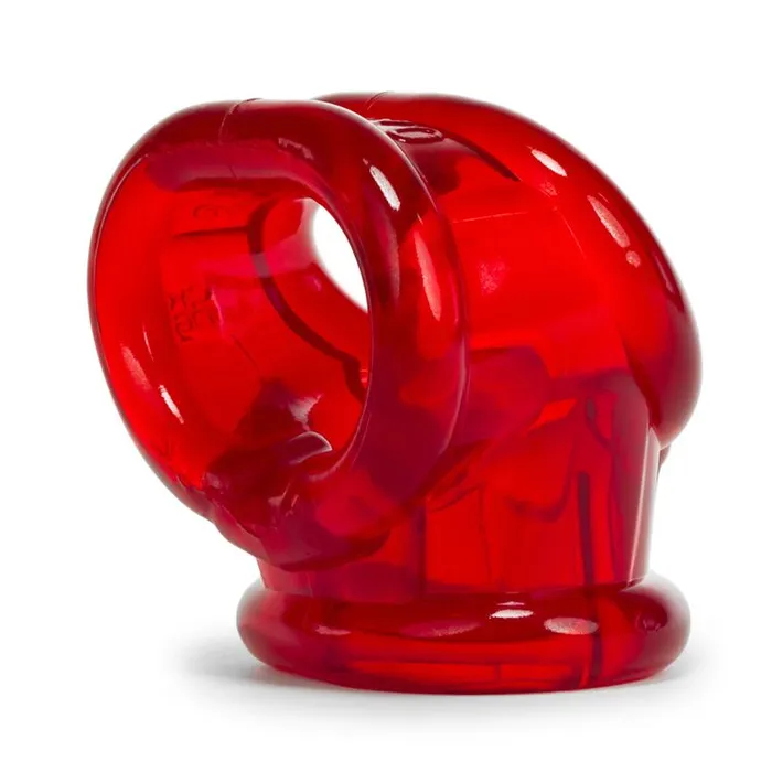 Male Sex Toys Cocksling 2 Cock Ball Sling Oxballs Red OXBALLS