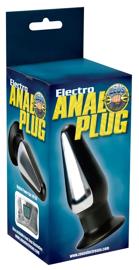 Male Sex Toys Zeus Electrosex Anal Plug 5in XR Brands Male Sex Toys Zeus Electrosex Anal Plug 5in XR Brands