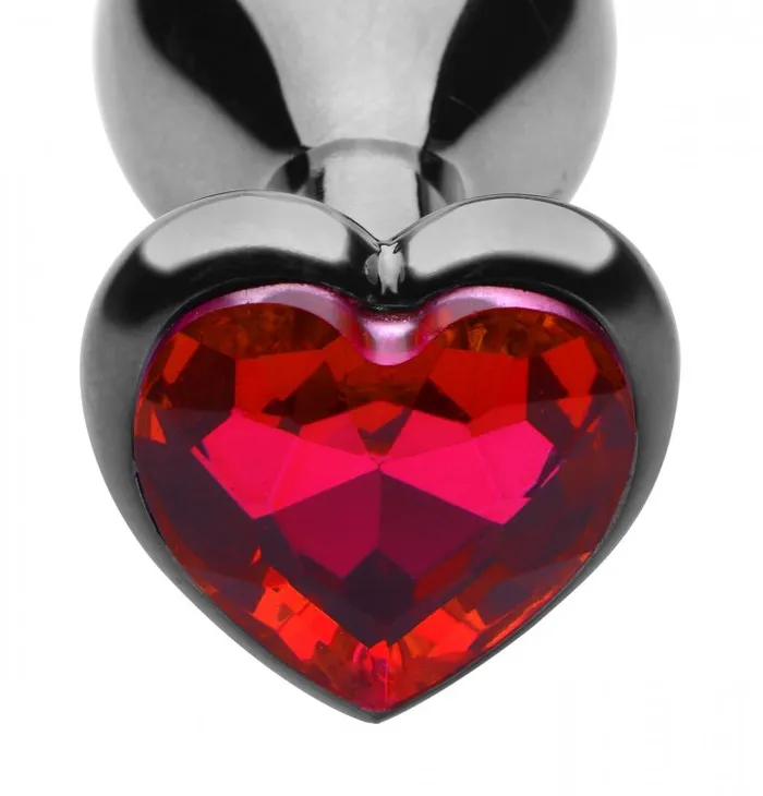 Master Series Heart Gem Steel Plug XR Brands Anal