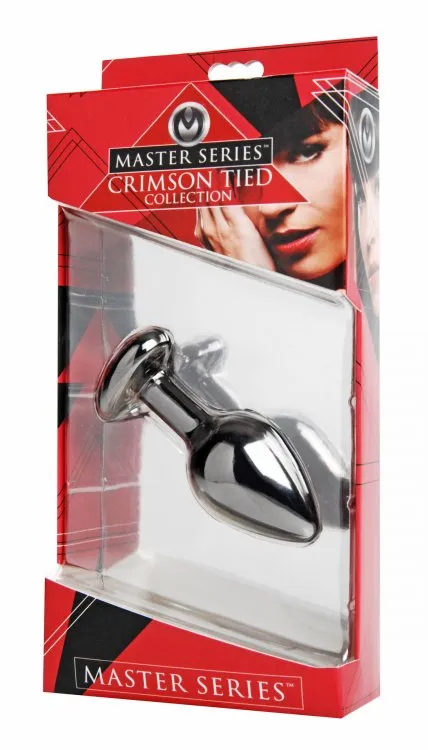 Master Series Heart Gem Steel Plug XR Brands Anal