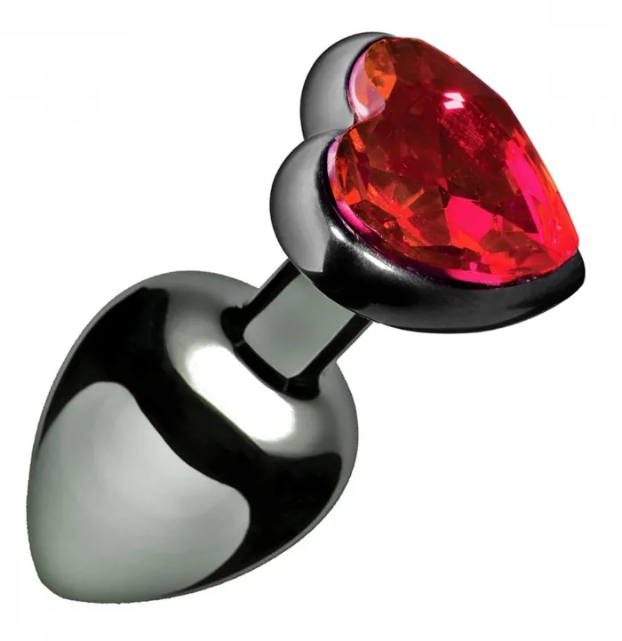 Master Series Heart Gem Steel Plug XR Brands Anal