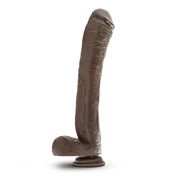 Mr Skin Mr Ed 13 Dildo WSuction Cup Chocolate Blush Novelties Dildos