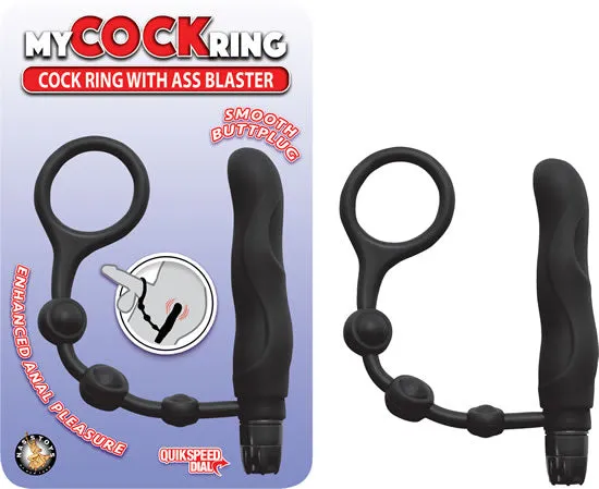 Nasstoys Anal My Cockring WAss Blaster Black