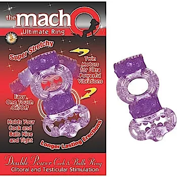Nasstoys Dildos Double Power Cock Balls Ring