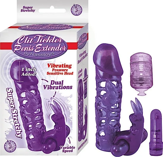 Nasstoys Vibrators Clit Tickler Penis Extender Purple