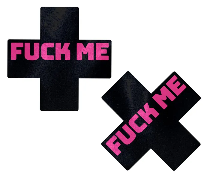 Pastease Pastease Liquid Black Cross Pink Fuck Me Vibrators