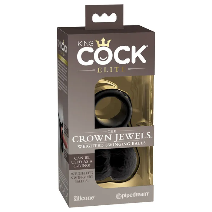 Pipedream Dildos King Cock Elite Swinging Silicone Balls