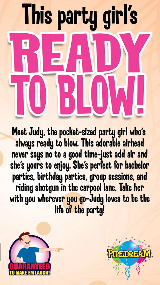 Pipedream Products Male Sex Toys Travel Size Judy Blow Up Doll