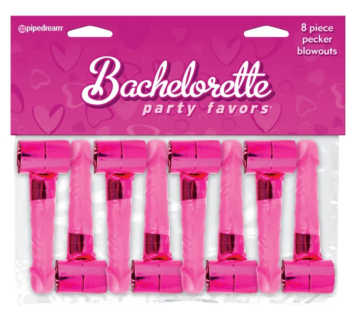 Pipedream Products Vibrators Bachelorette 8 Pieces Dicky Horn Blowers